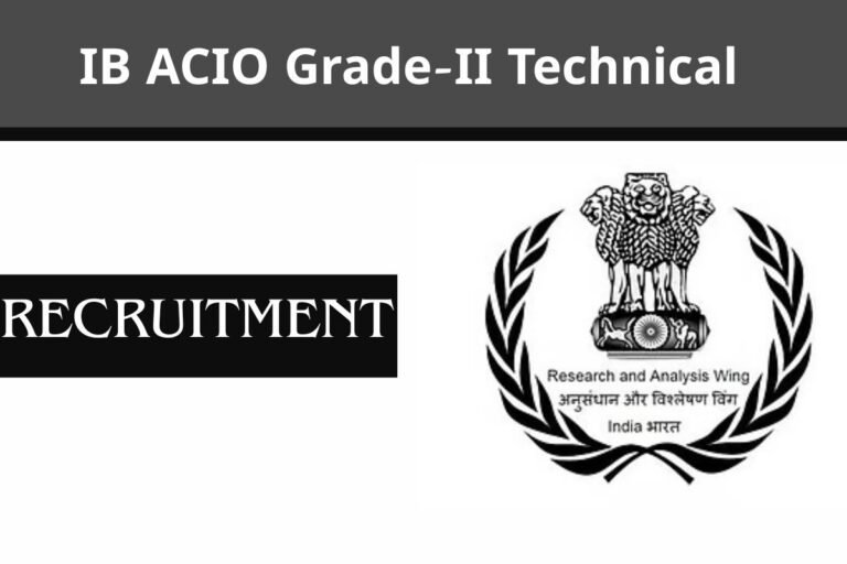 IB ACIO Grade-II Technical
