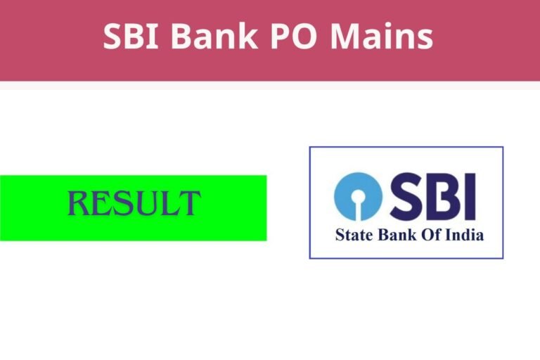 SBI Bank PO Mains