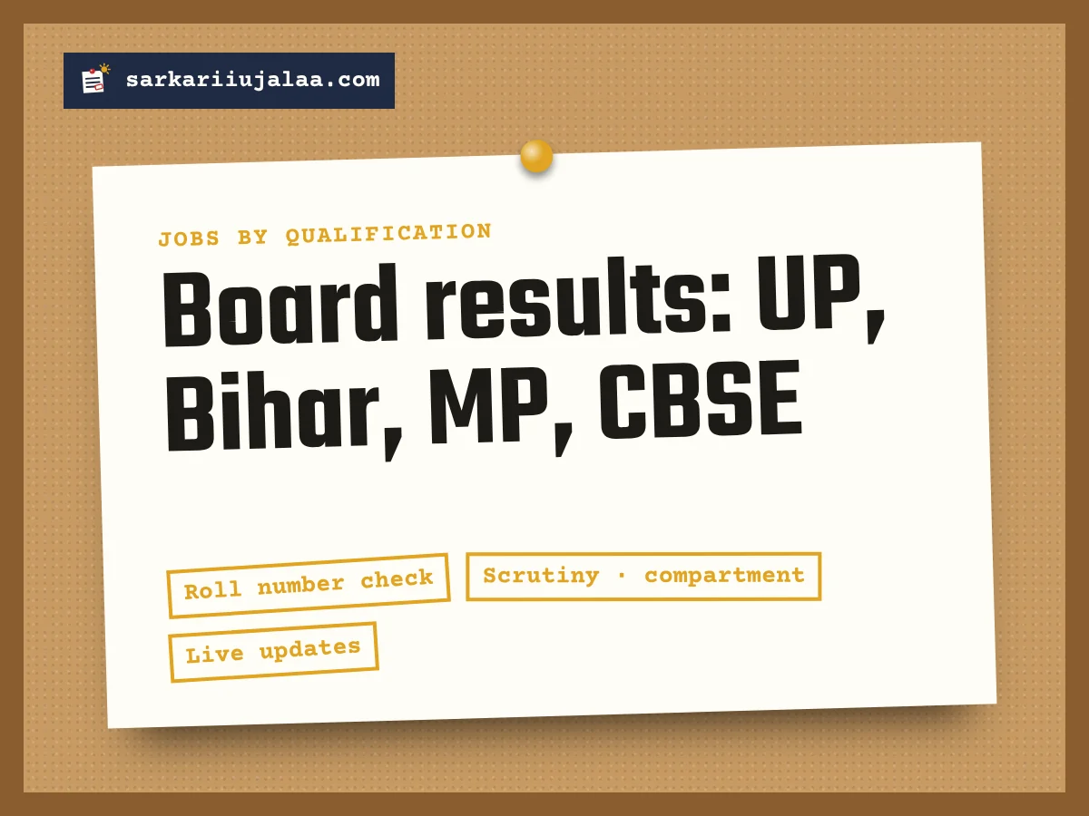 Board results: UP, Bihar, MP, CBSE